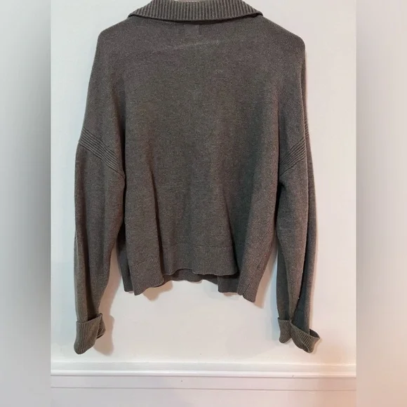 A New Day | collared v-neck cuff sleeve sweater womens size xlarge - Picture 4 of 4